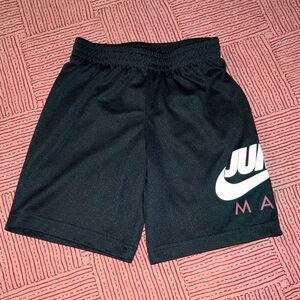 Air Jordan kids 6-7 yrs Nike basketball Black shorts “Jump Man”
